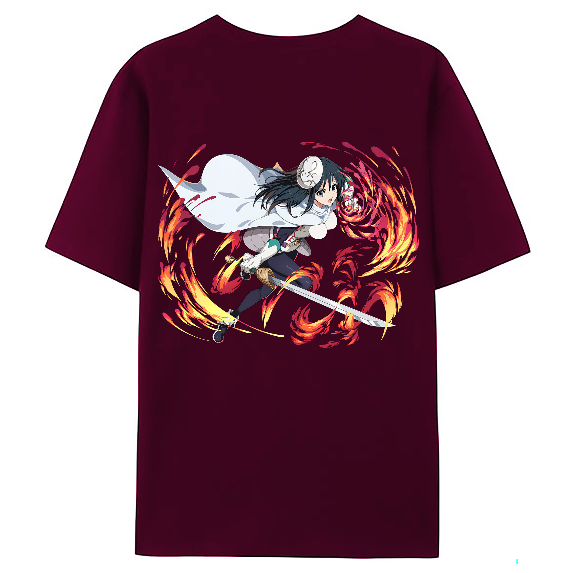 （画像用） 転スラ Regarding Reincarnated to Slime レディース半袖Tシャツ(バックプリント)